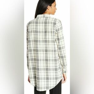 PJ SALVAGE |  Soft Plaid Nightshirt Sleep Shirt